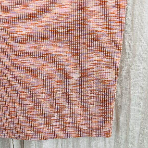 Express Body Contour Pink Thick Knit Stretchy Pencil Skirt - Size XL - Picture 4 of 8